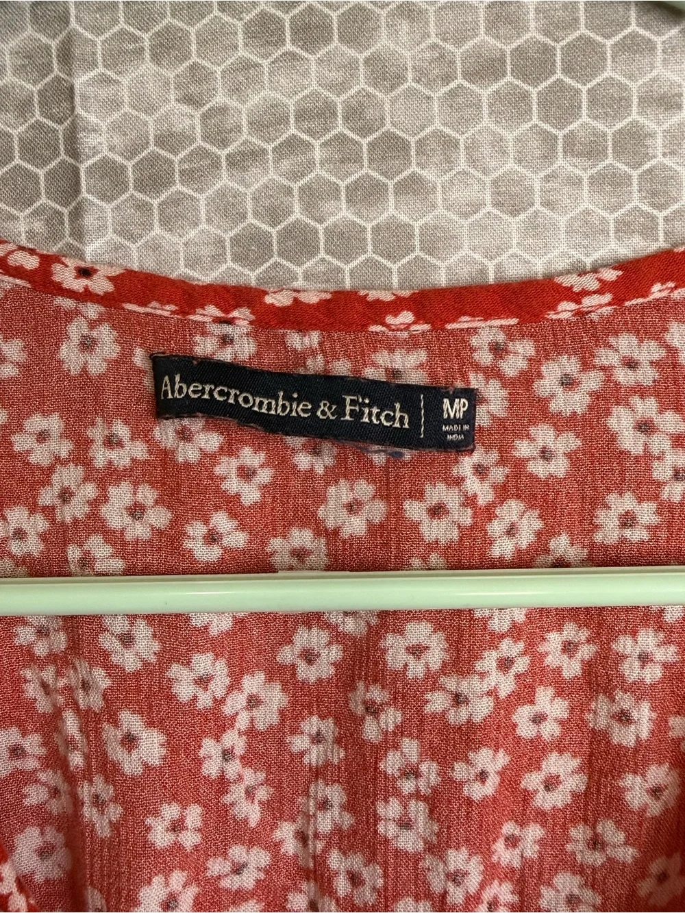 Abercrombie & Fitch flowing red